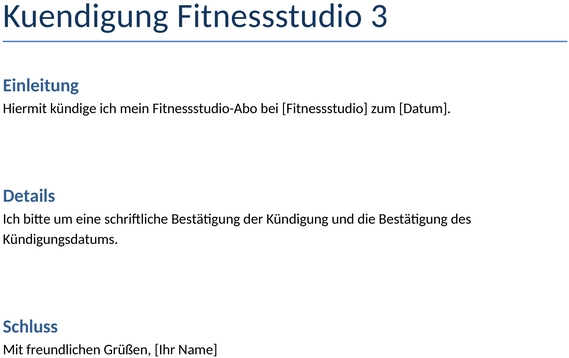 kuendigung-fitnessstudio-vorlage