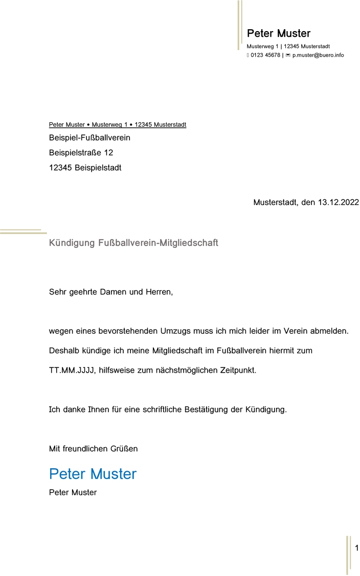 kuendigung-fussballverein-mitgliedschaft-vorlage-erstellen