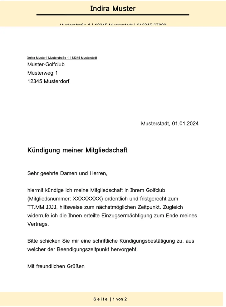 kuendigung-golfclub-mitgliedschaft-vorlage-erstellen