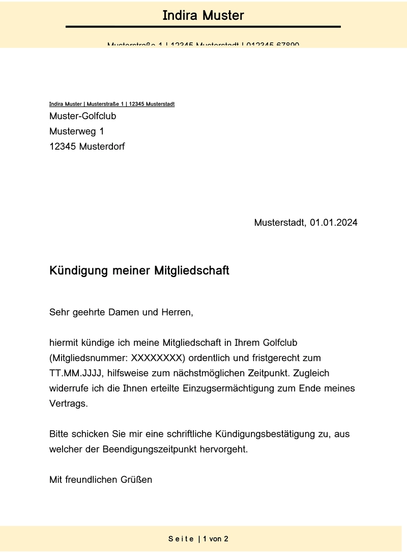 kuendigung-golfclub-mitgliedschaft-vorlage-erstellen