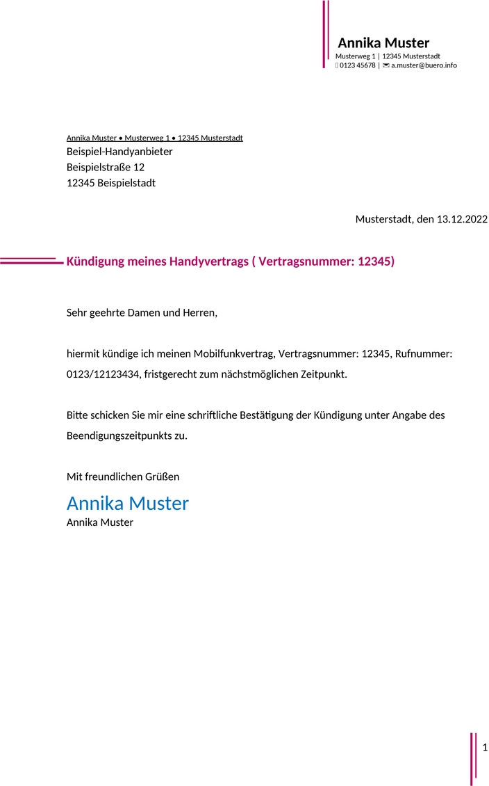 kuendigung-handyvertrag