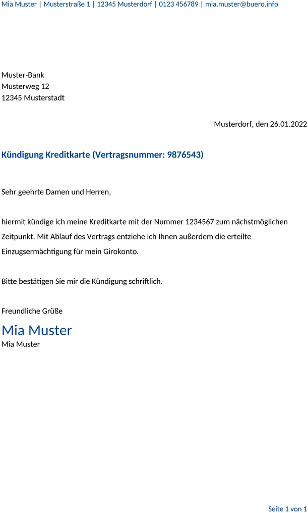 kuendigung-kreditkarte-vorlage