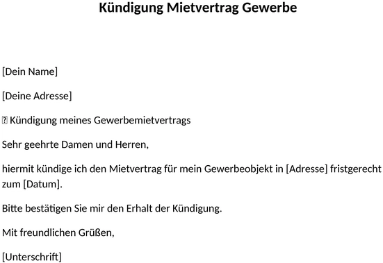 kuendigung-mietvertrag-gewerbe