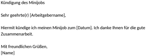 kuendigung-minijob-arbeitgeber
