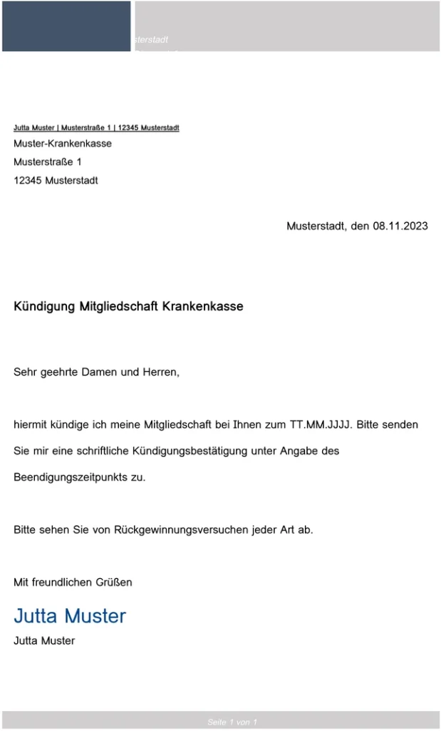 kuendigung-mitgliedschaft-krankenkasse-vorlage
