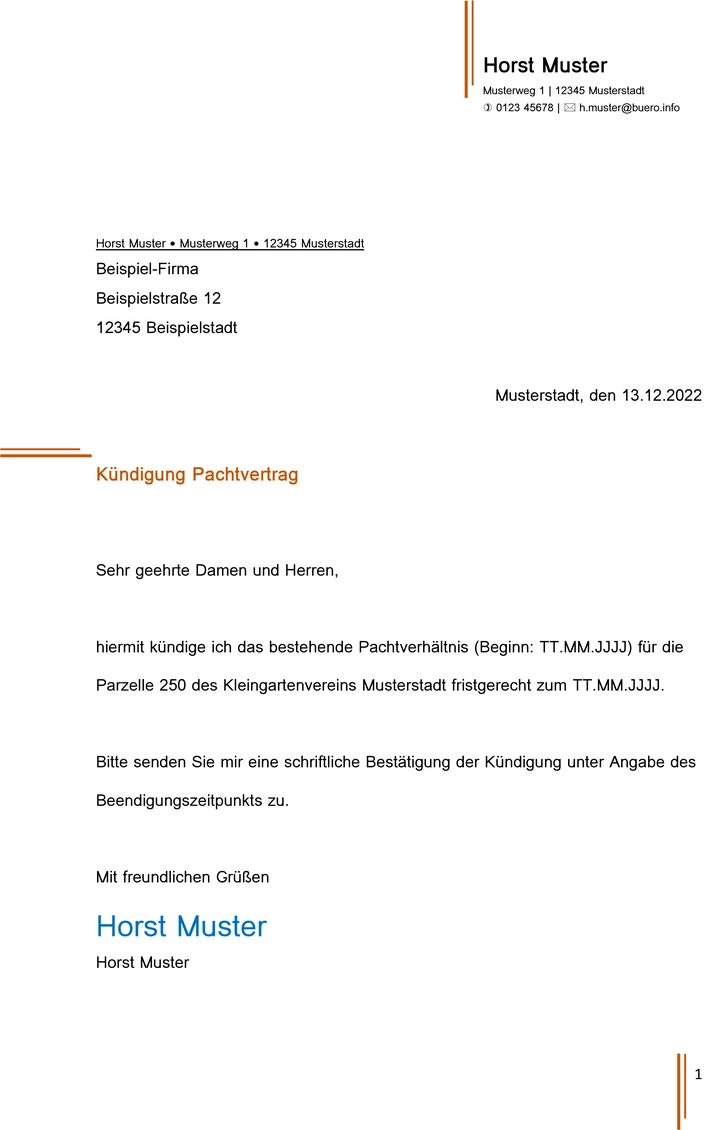 kuendigung-pachtvertrag-vorlage-aufforderung-zur-bestaetigung