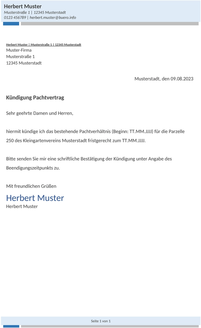 kuendigung-pachtvertrag-vorlage