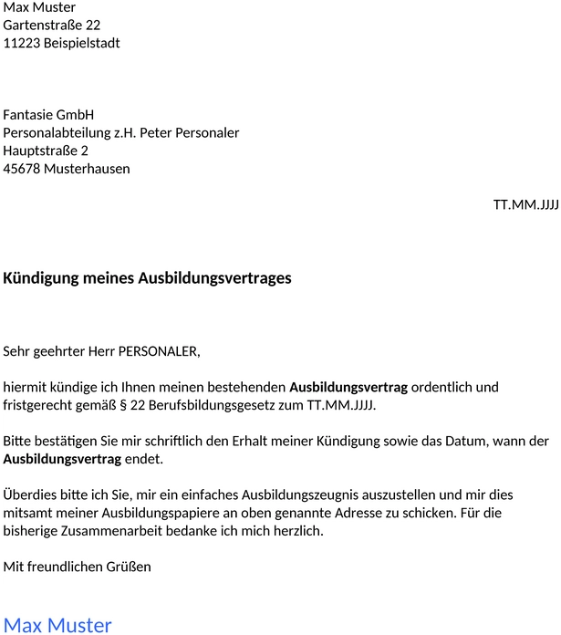 kuendigung-probezeit-ausbildung-muster-schreiben