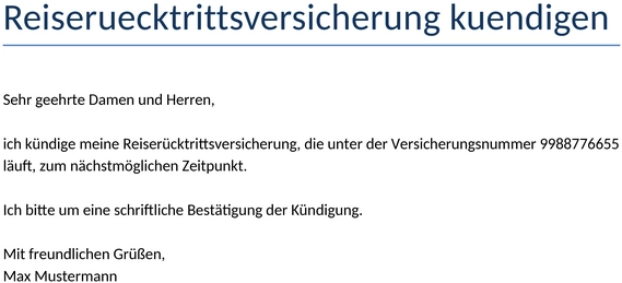 kuendigung-reiseruecktrittsversicherung
