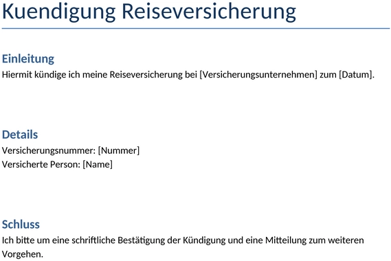 kuendigung-reiseversicherung