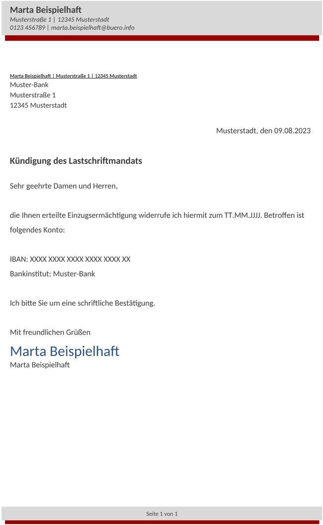 kuendigung-sepa-lastschriftmandat-vorlage