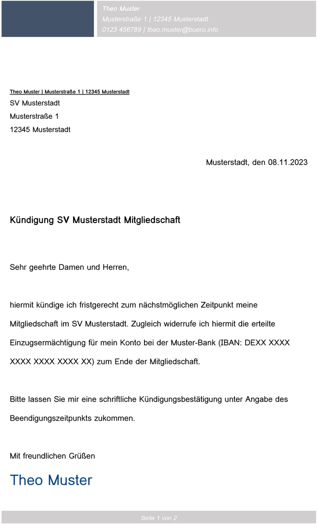 kuendigung-sportverein-muster