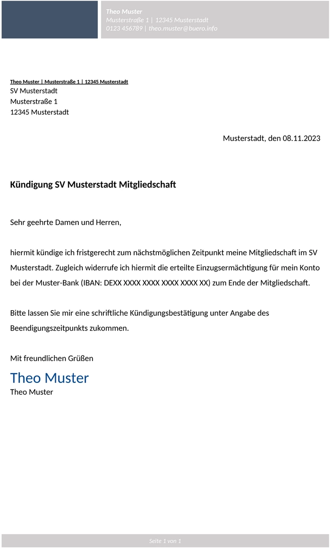 kuendigung-sportverein-vorlage
