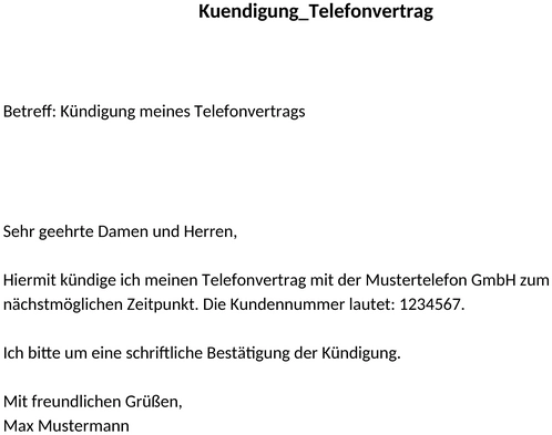 kuendigung-telefonvertrag
