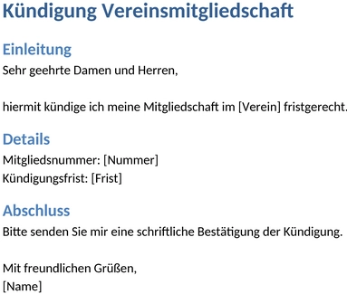 kuendigung-vereinsmitgliedschaft