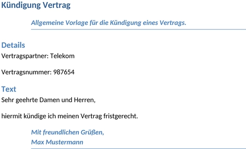 kuendigung-vertragsvorlage