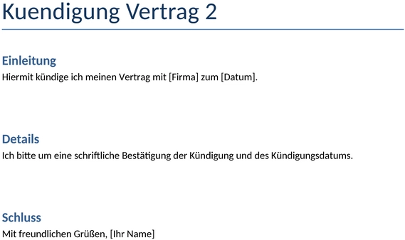 kuendigung-vorlage-vertrag