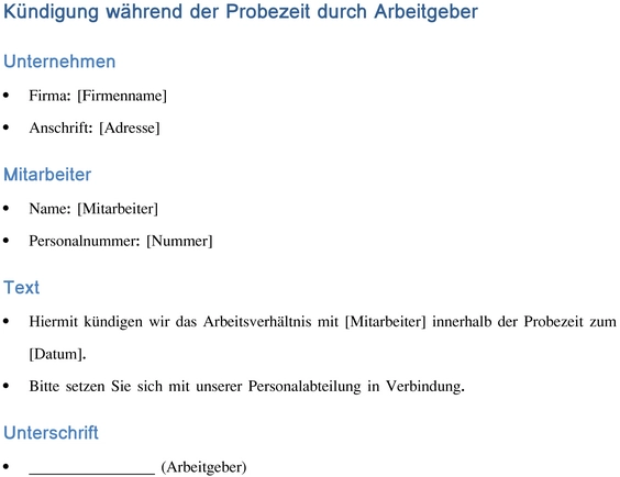 kuendigung-waehrend-der-probezeit-arbeitgeber