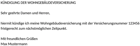 kündigung-wohngebäudeversicherung