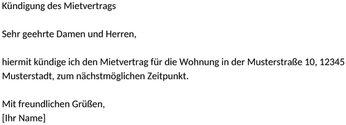 kuendigung-wohnung-mietvertrag