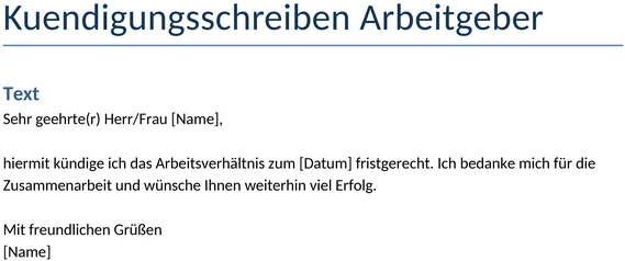 kuendigungsschreiben-arbeitgeber