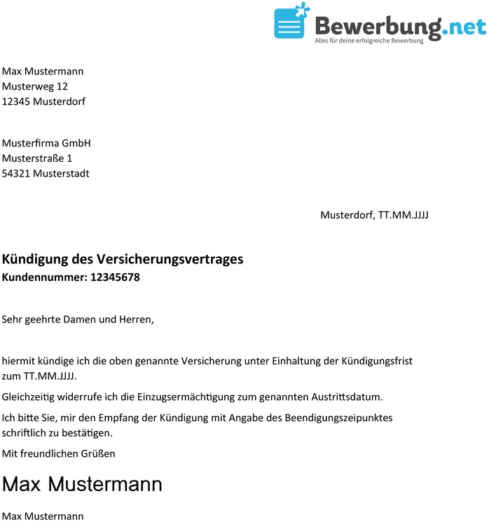 kuendigungsschreiben-versicherung-vorlage-erstellt-von-bewerbung-net