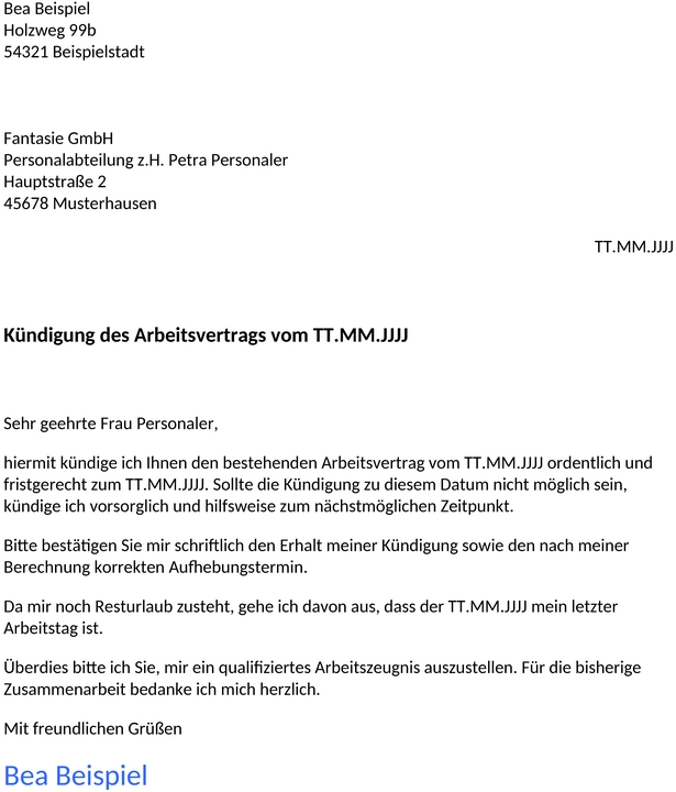kuendigungsschreiben-vorlage-arbeitnehmer