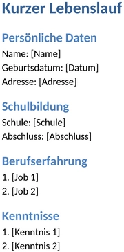 kurzer-lebenslauf