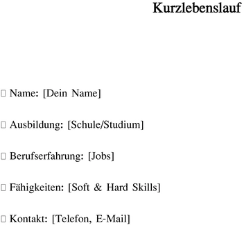 kurzlebenslauf-vorlage-mit-persoenlichen-informationen