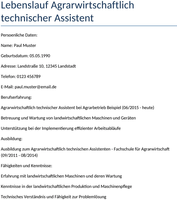 lebenslauf-agrarwirtschaftlich-technischer-assistent