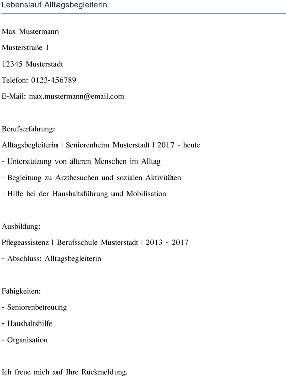 lebenslauf-alltagsbegleiterin-vorlage