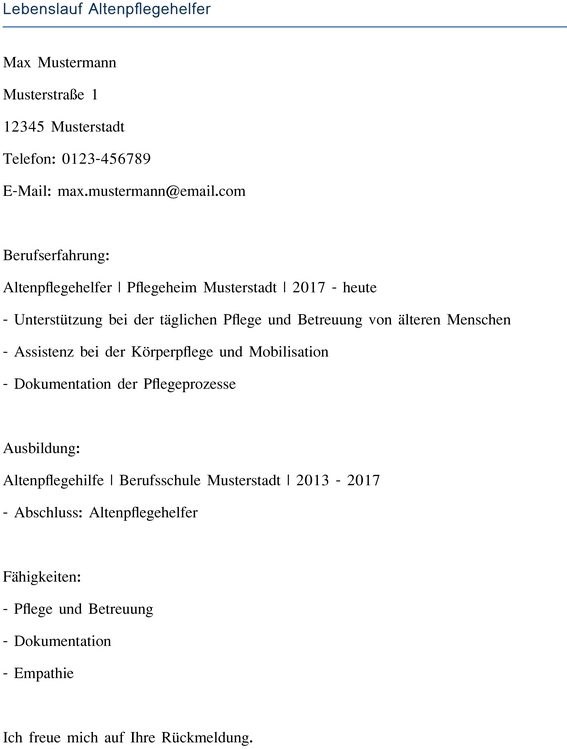 lebenslauf-altenpflegehelfer-vorlage