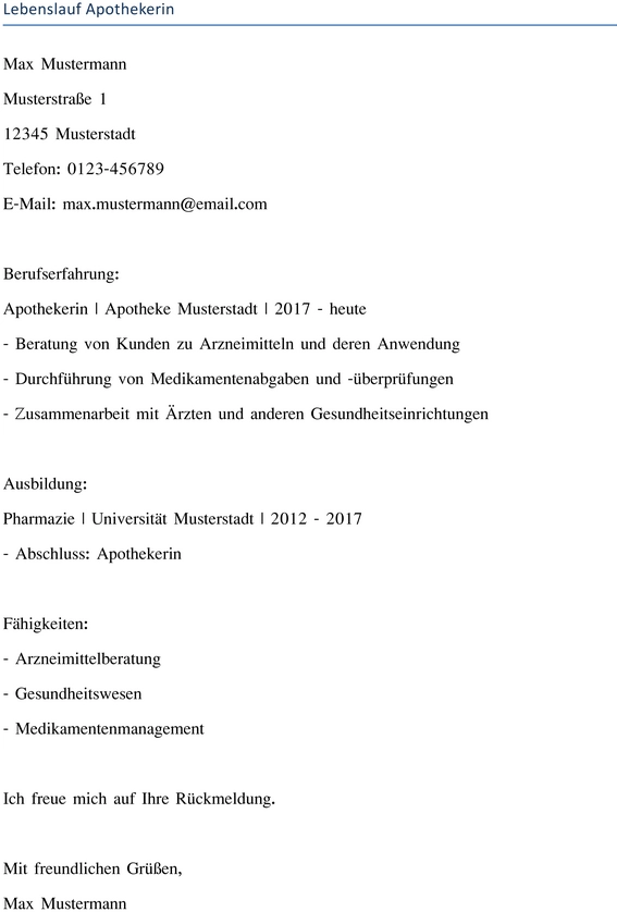 lebenslauf-apothekerin-gestaltung-und-inhalte