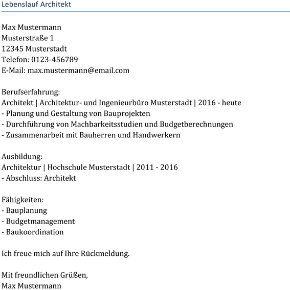 lebenslauf-architekt-vorlage-professionell-gestalten