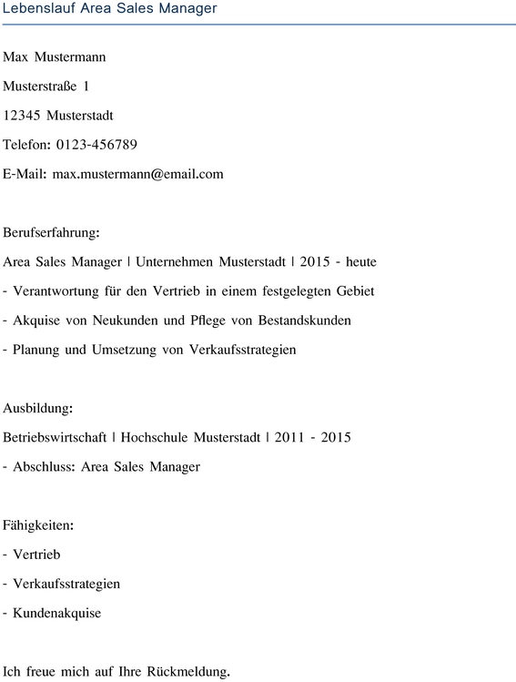 lebenslauf-area-sales-manager-vorlage