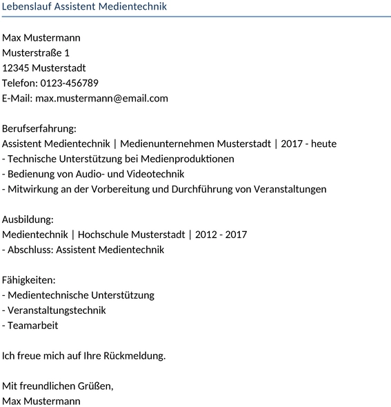 lebenslauf-assistent-medientechnik