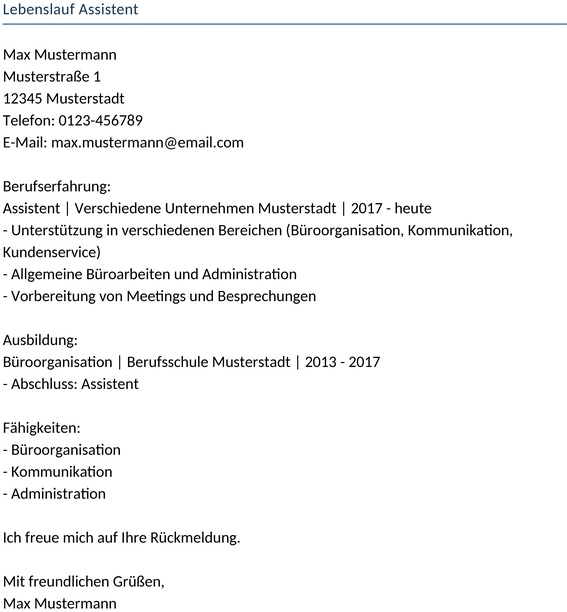lebenslauf-assistent