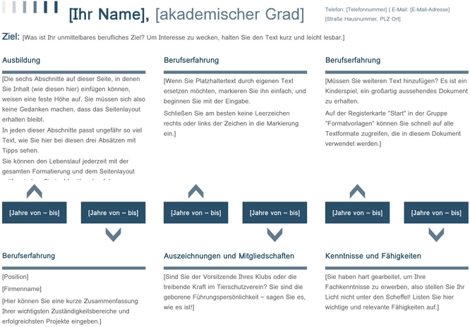 lebenslauf-ausbildung-berufserfahrung-kenntnisse-fähigkeiten