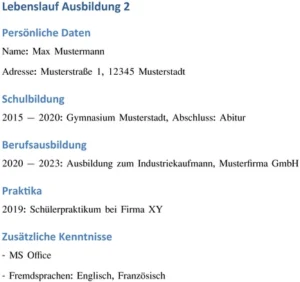 lebenslauf-ausbildung-und-praktikum