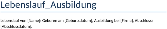 lebenslauf-ausbildung