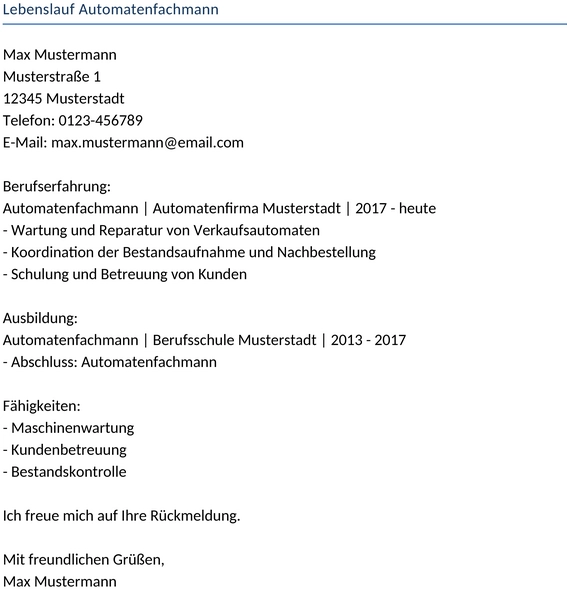 lebenslauf-automatenfachmann