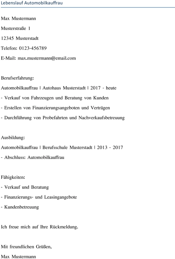 lebenslauf-automobilkauffrau-word