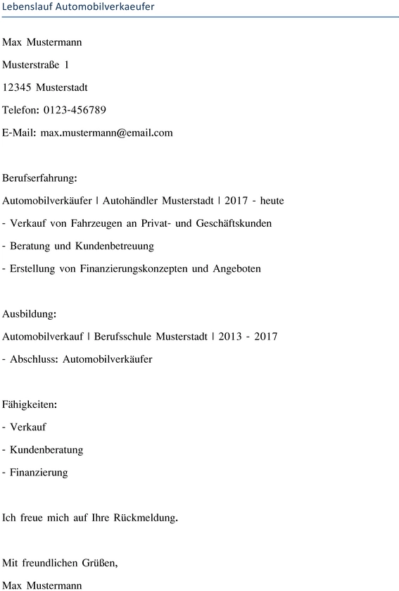 lebenslauf-automobilverkaeufer-vorlage