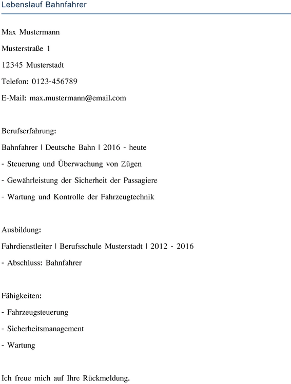 lebenslauf-bahnfahrer-muster-template