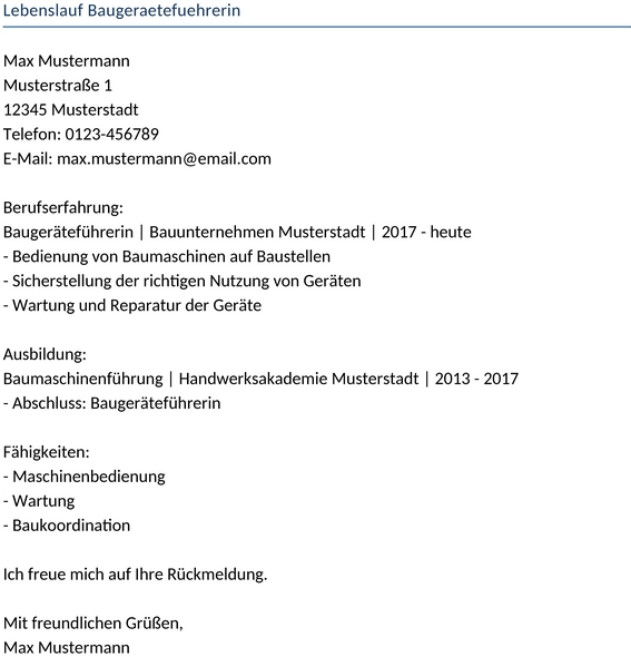 lebenslauf-baugeraetefuehrerin