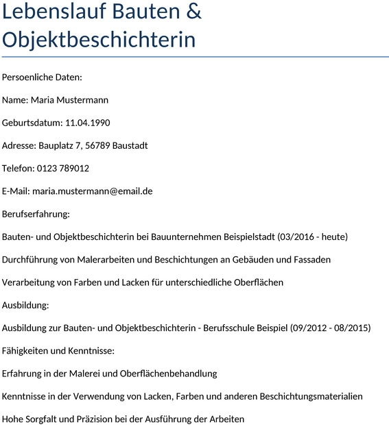 lebenslauf-bauten-objektbeschichterin