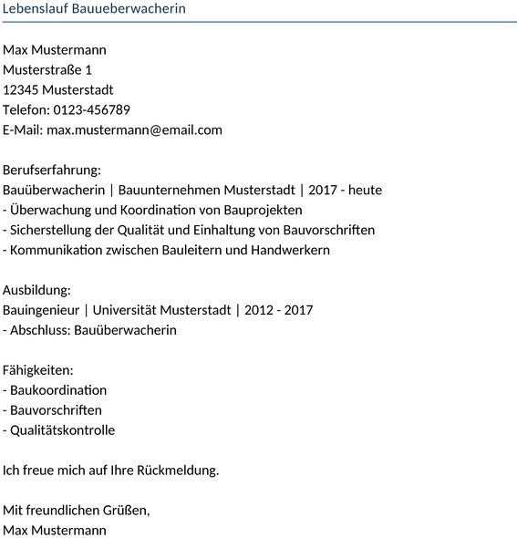 lebenslauf-bauueberwacherin
