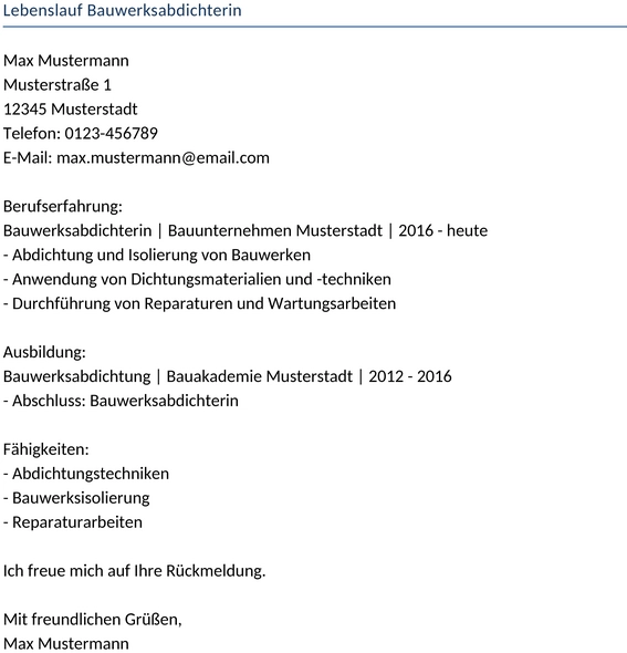 lebenslauf-bauwerksabdichterin