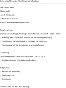lebenslauf-beamter-abschiebungshaftvollzug