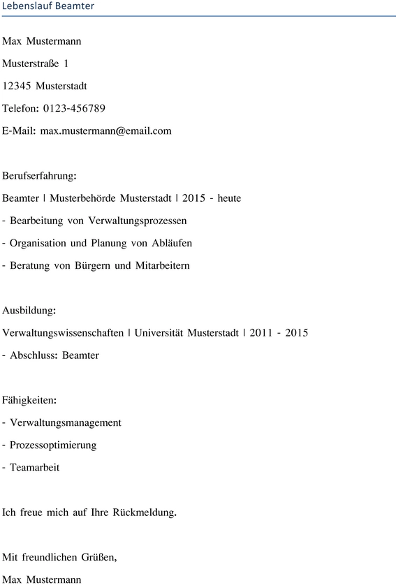 lebenslauf-beamter-oeffentlicher-dienst-musterstadt